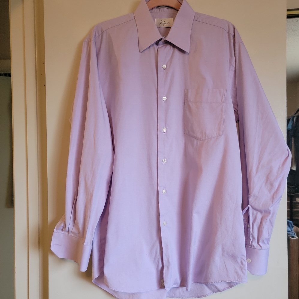 Lavender Button Down